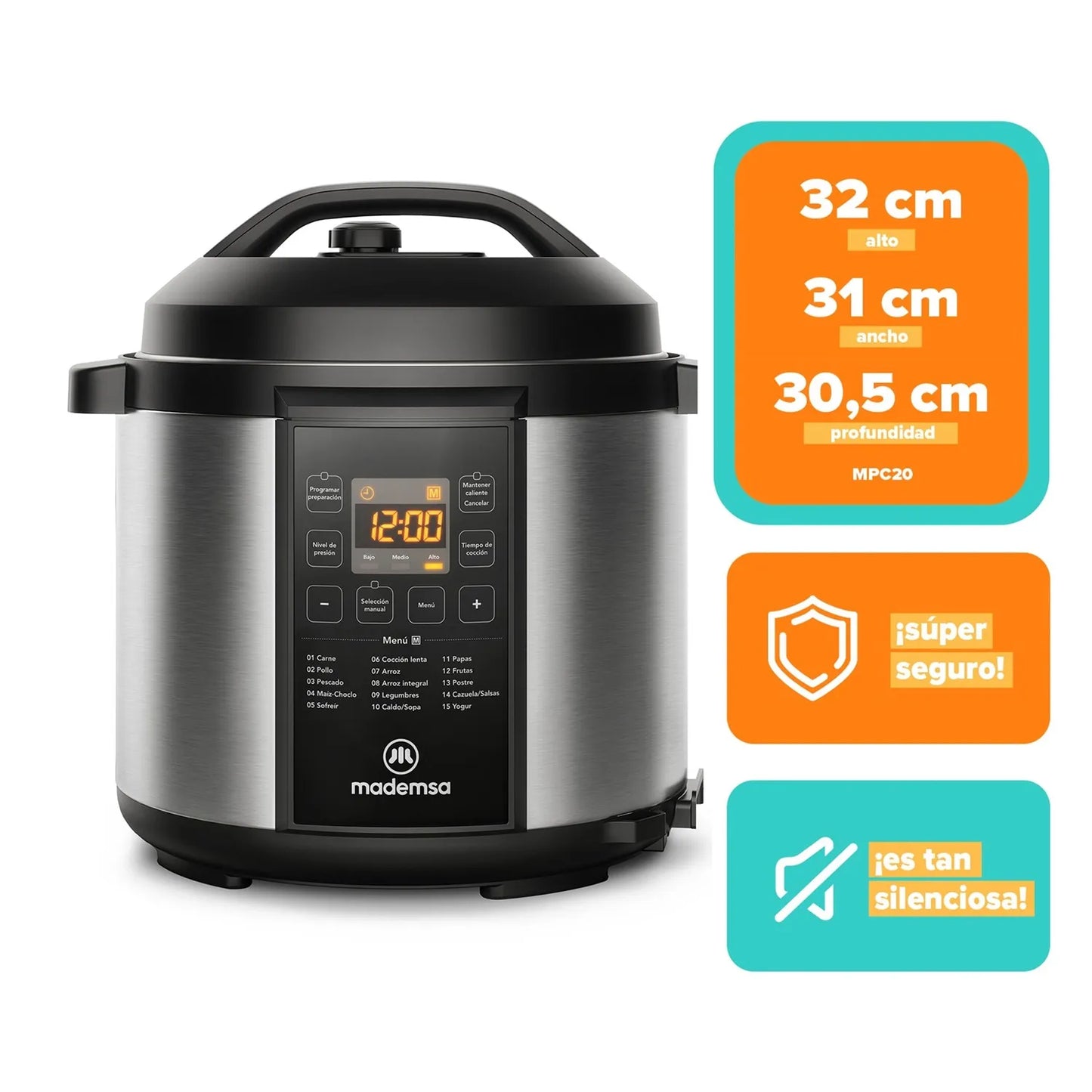 Olla Eléctrica PowerChef + ENVÍO GRATIS🎁