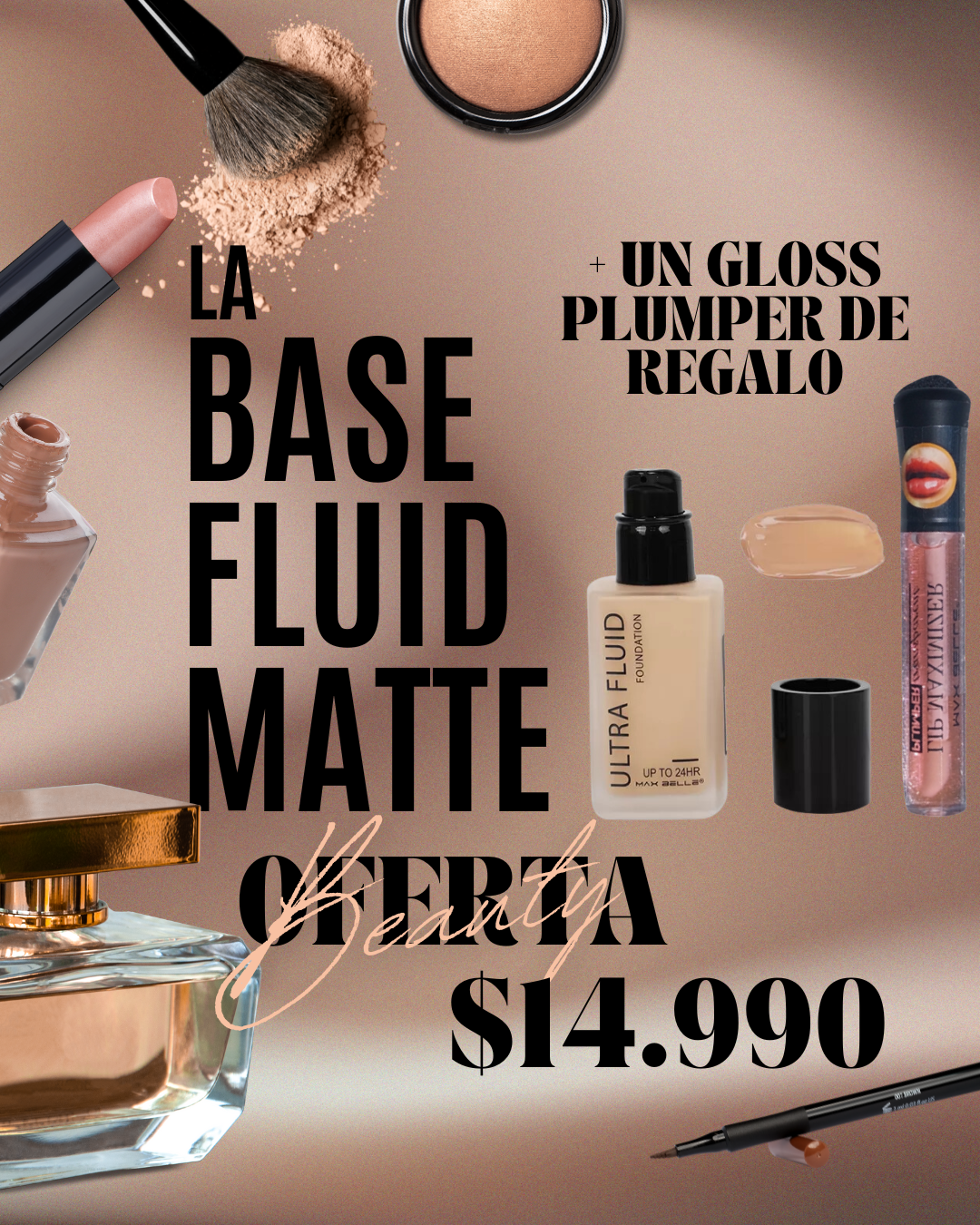 FluidMatte™ + Labial Gloss Plumper De Regalo + Envío Gratis🎁